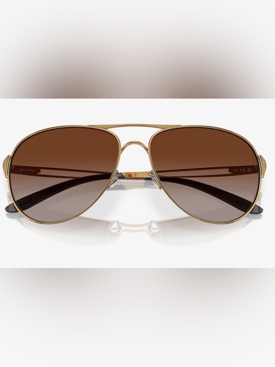 Oakley Other - Oakley Brown Gradient Lens Gold Frame Aviator Sunglasses